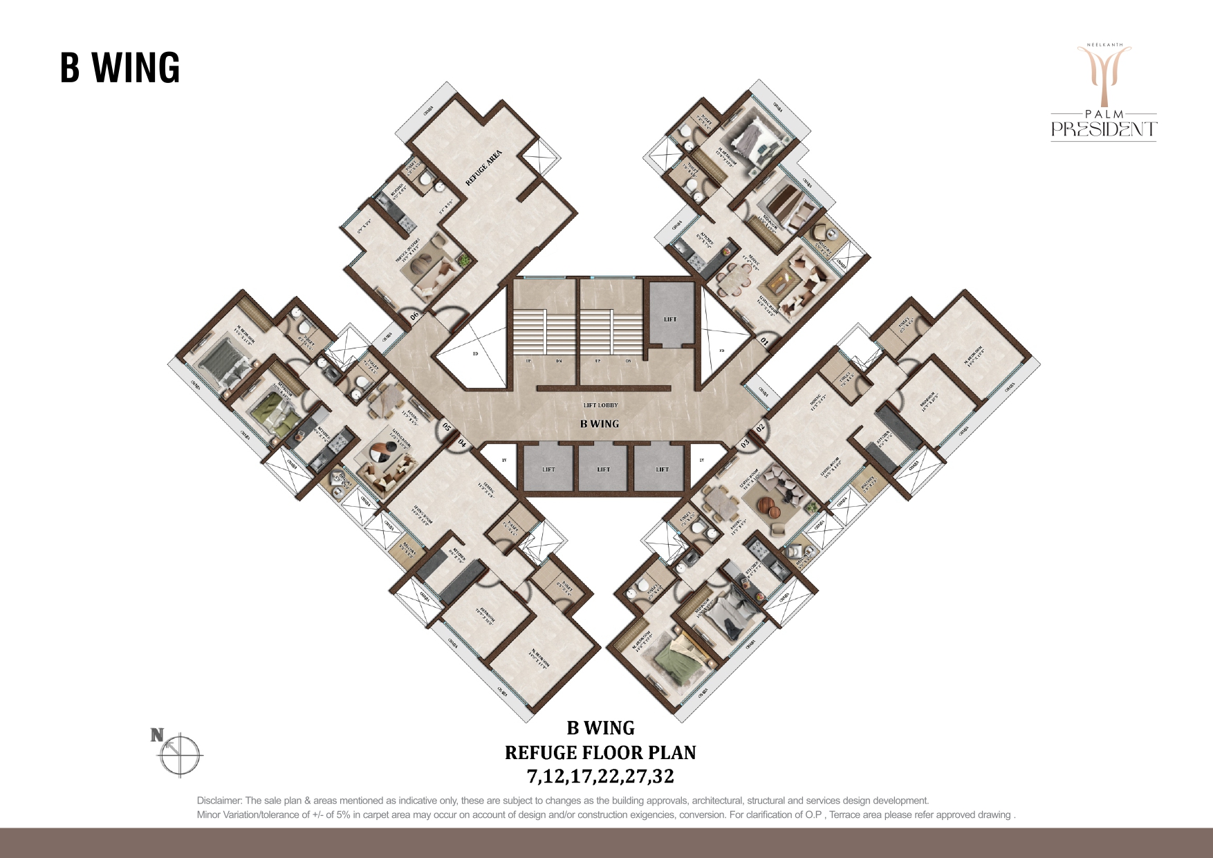Neel kanth palm president Layout